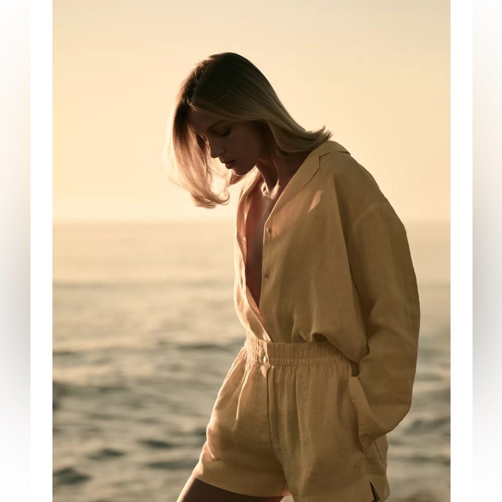 Zara linen shirt